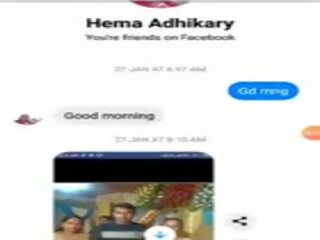 Facebookhot Aunty Hema clips Her Nude Body in Facebook Call